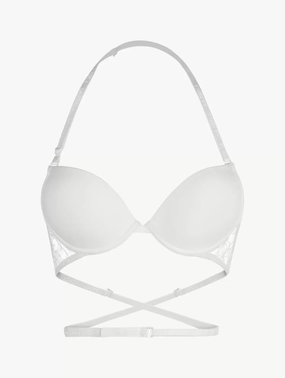 La Perla Sujetador Multifuncional T-shirt De Lycra® Con Encaje Chantilly Color Blanco White Sale