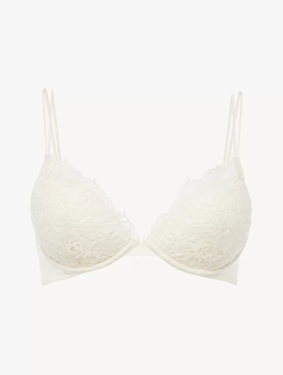 La Perla Sujetador Push Up Blanquecino Con Macramé OffWhite Best Sale