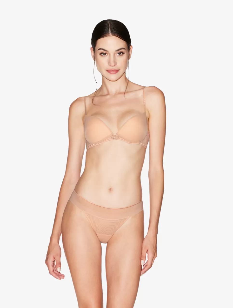 La Perla Sujetador Push-up De Tul Elástico Arena Nude Hot