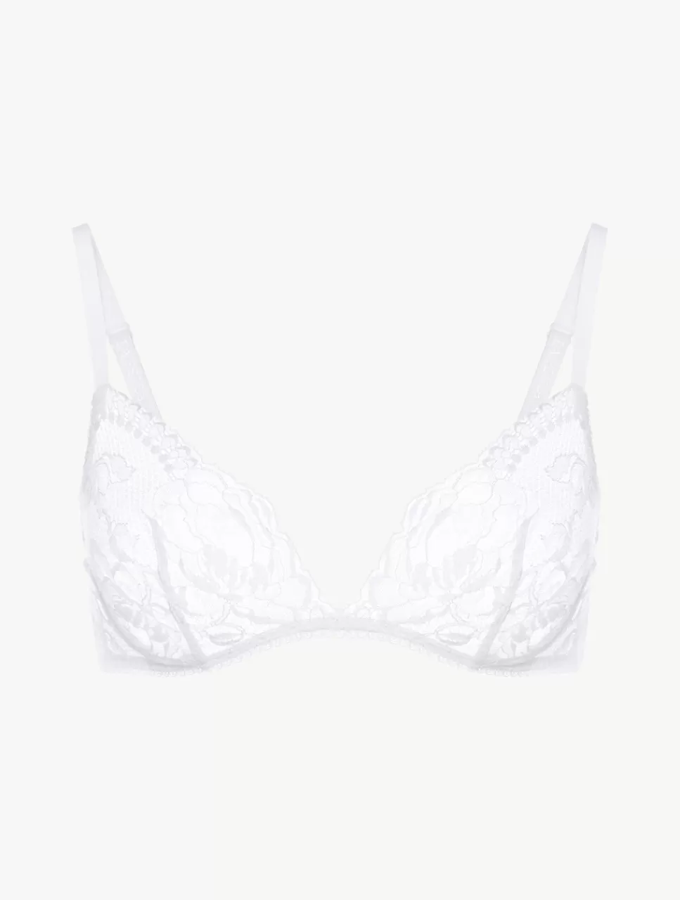 La Perla Sujetador Sin Aros De Encaje Blanco White Best Sale