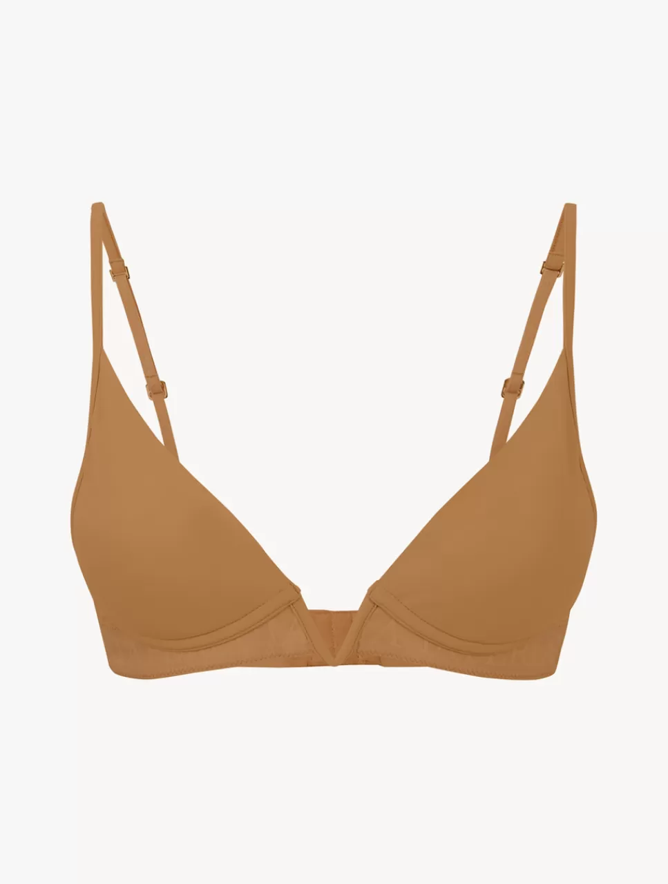 La Perla Sujetador Triangular Acolchado Sin Aro Y Escote En V Color Avellana Nude Cheap