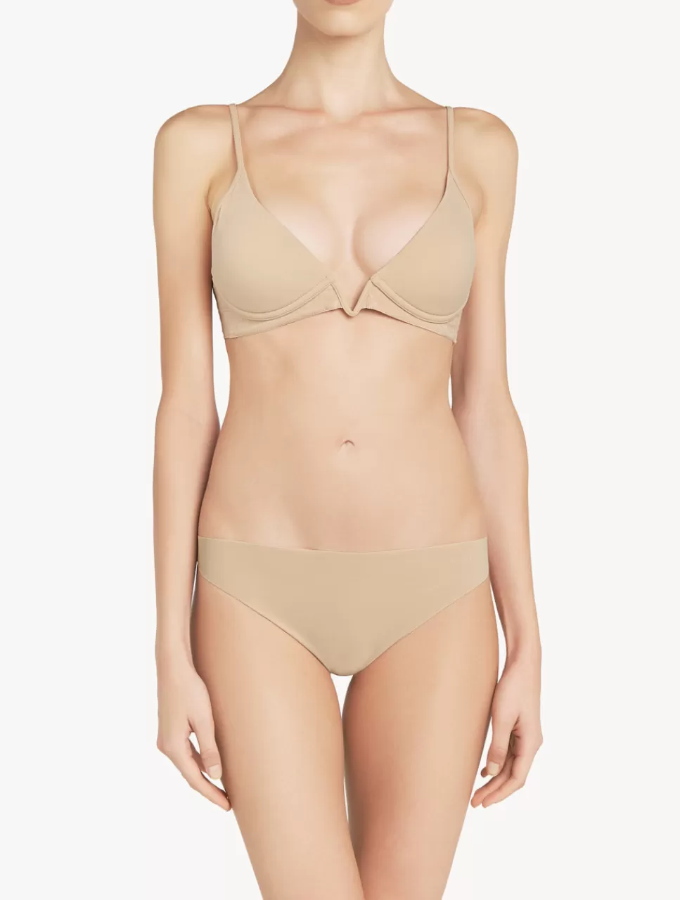 La Perla Sujetador Triangular Acolchado Sin Aro Y Escote En V Color Leche Nude Cheap