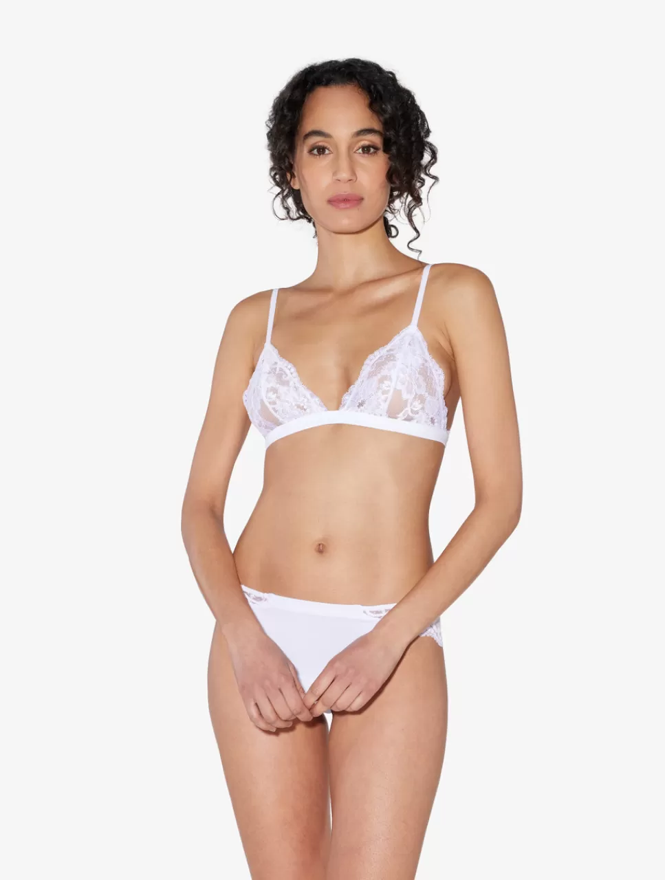 La Perla Sujetador Triángulo De Encaje Blanco White Clearance