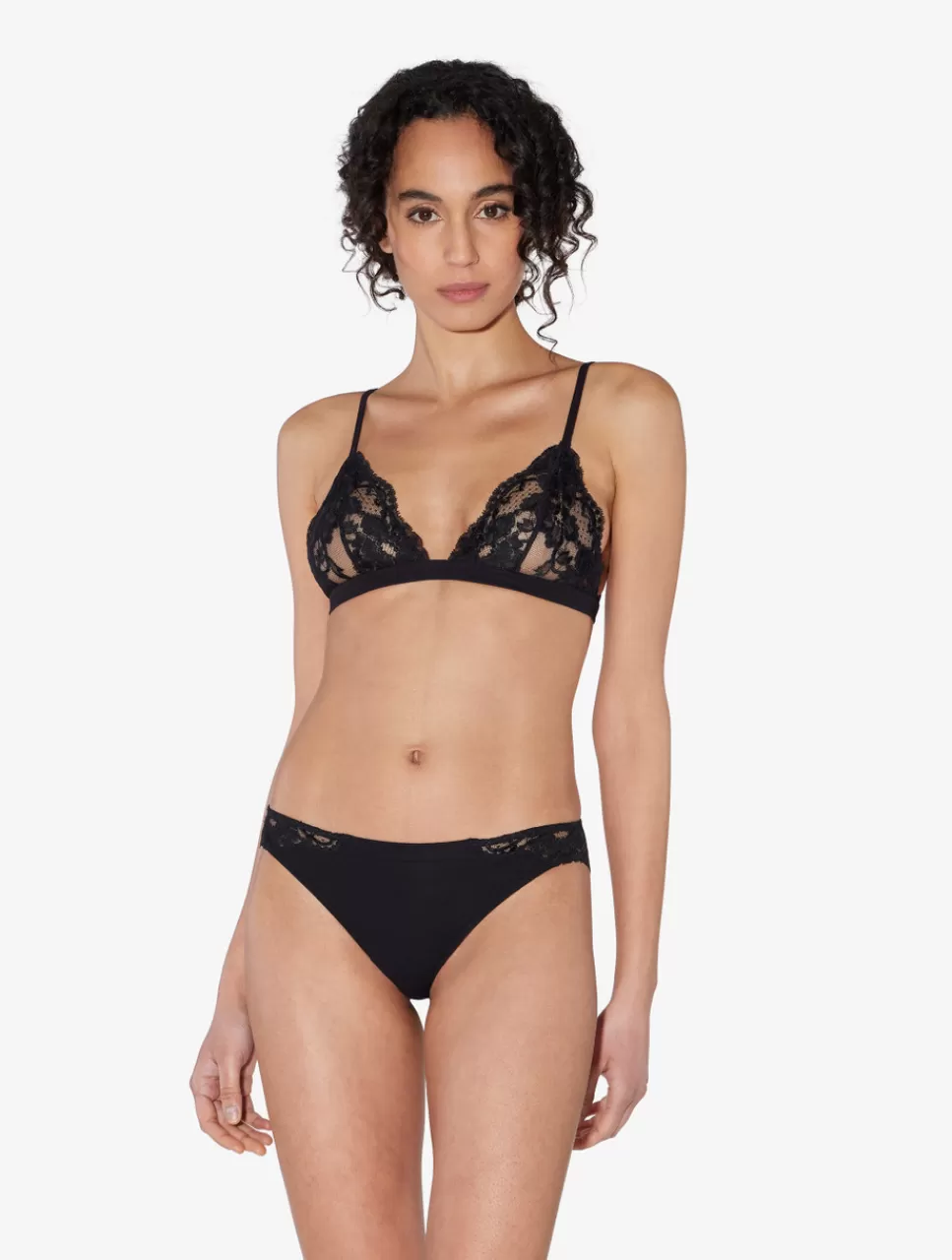 La Perla Sujetador Triángulo De Encaje Negro Black Store