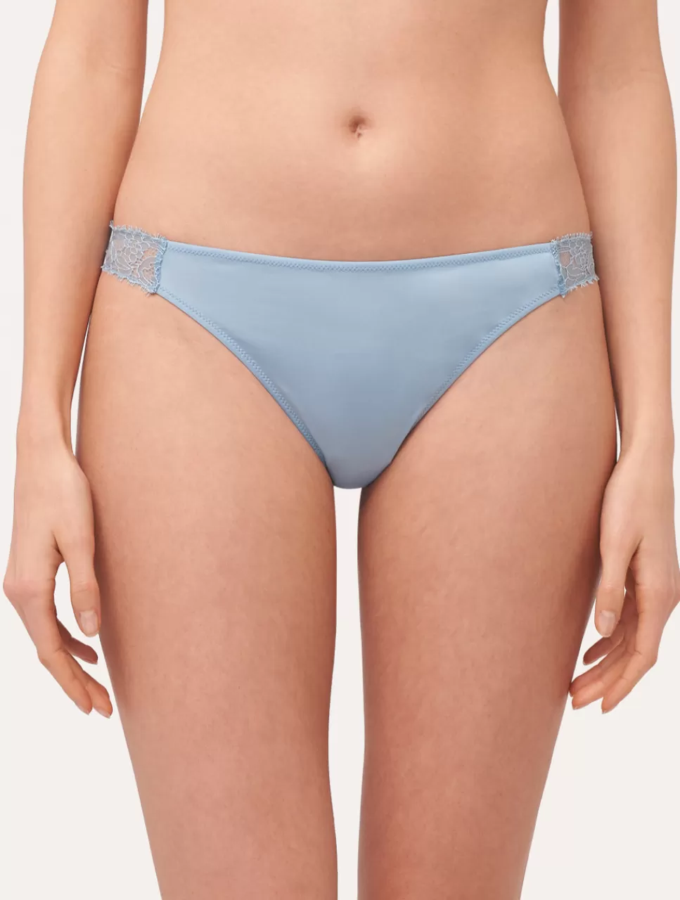 La Perla Tanga De Encaje En Azul Azure Discount