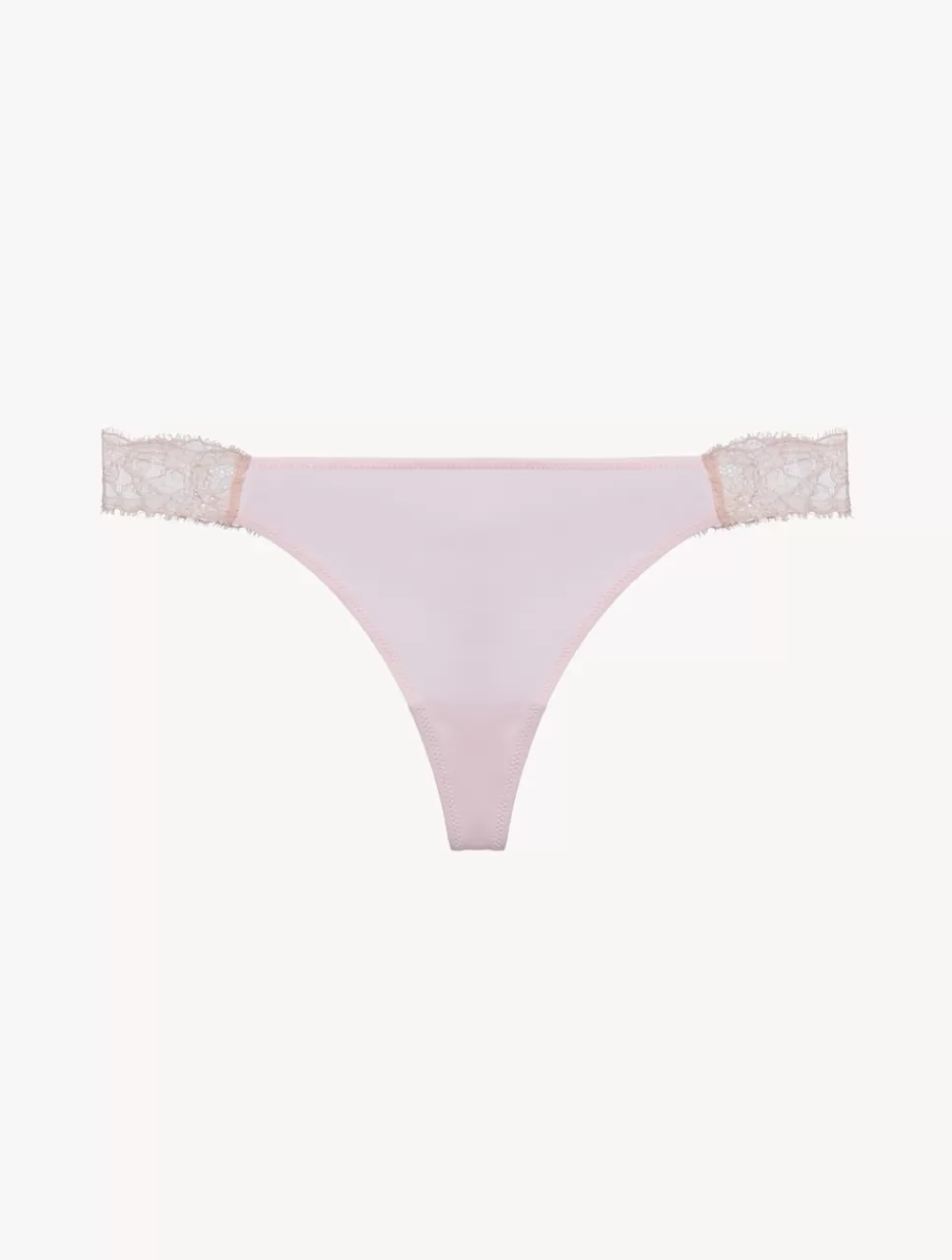 La Perla Tanga De Encaje En Rosa Pink New