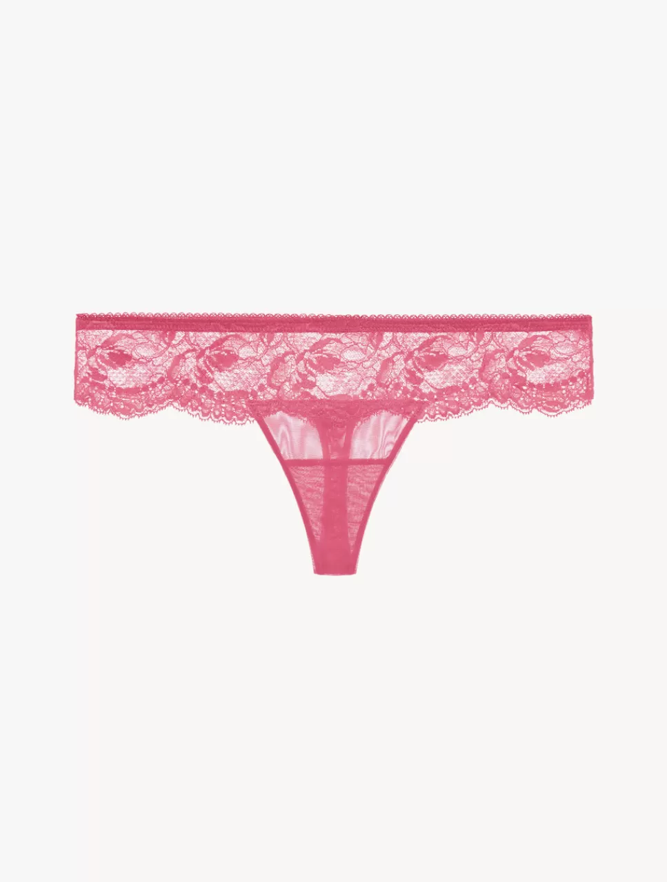 La Perla Tanga De Encaje Leavers Stretch Wild Orchid Rosado Flash Sale