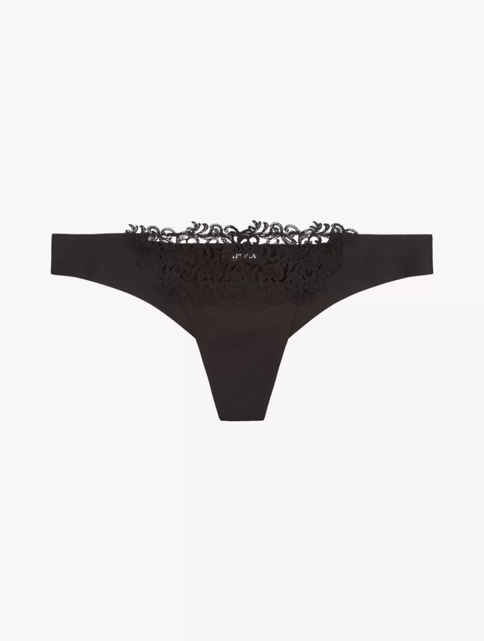 La Perla Tanga Negro Con Macramé Black Store