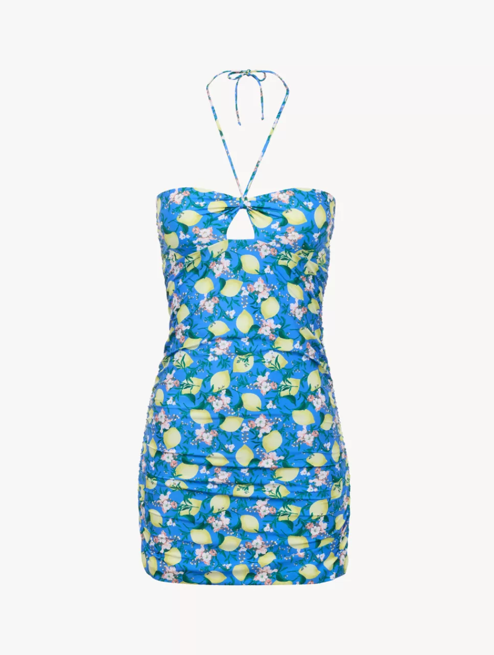 La Perla Vestido Corto Estampado De Color Azul Outlet